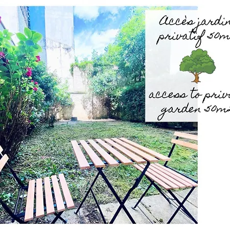Cosy Avec Salle De Bain Et Jardin Prive *